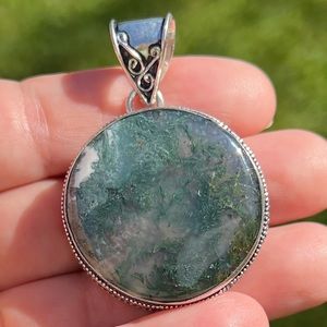 Moss Agate Pendant